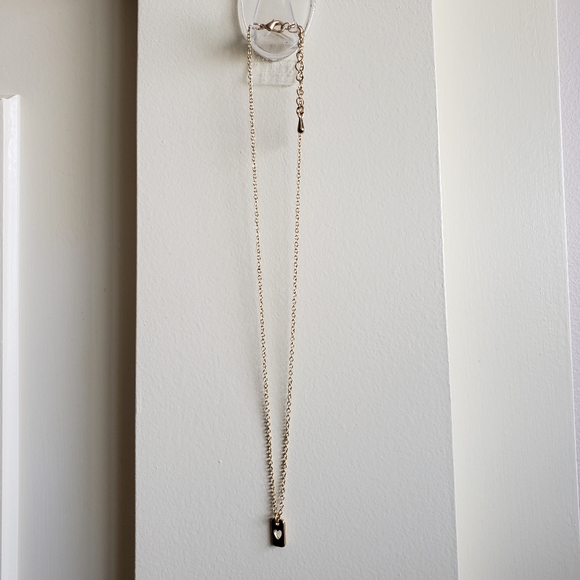 3 Heart Tag Gold Dipped Bridesmaid Necklaces - Picture 5 of 10